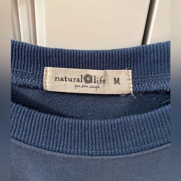 Natural Life Crewneck Sweatshirt. Size Medium - Picture 2 of 3